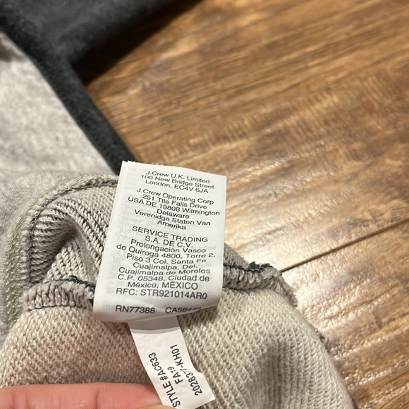 Crew Cuts grey and neon green quarter zip sweater - Picture 10 of 11